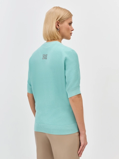 Базовый джемпер с короткими рукавами