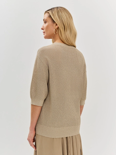 Мягкий джемпер с деликатным люрексом