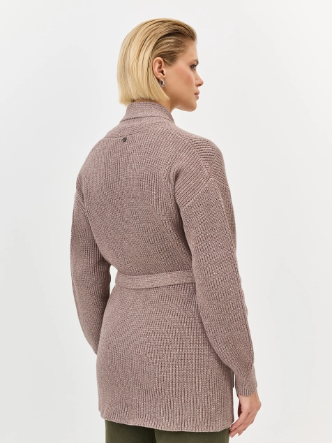 Вязаный кардиган из 100% хлопка