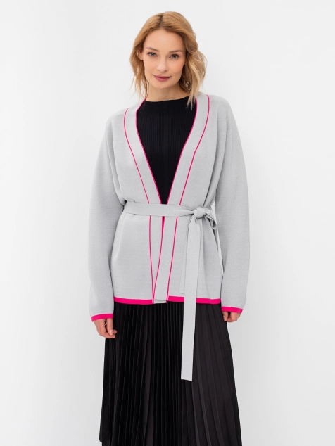 Кардиган с яркими акцентами
