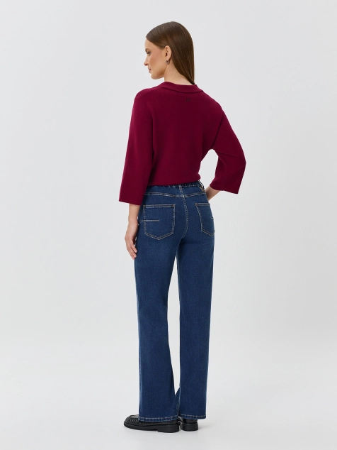 Джинсы straight fit с лиоцеллем