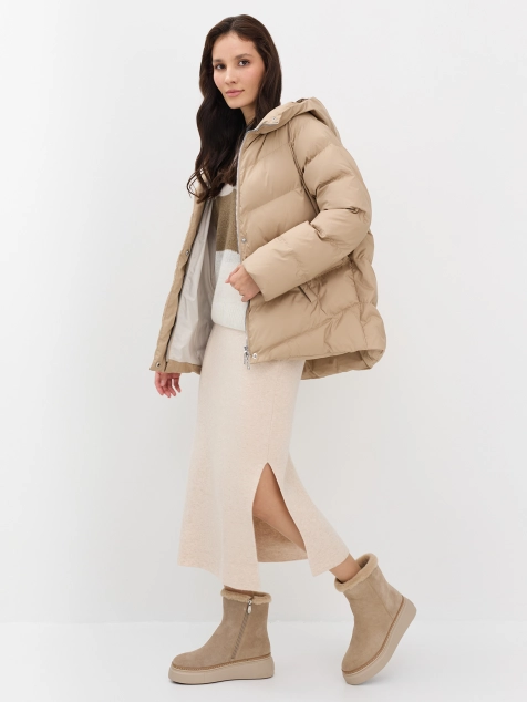 Утепленные ботинки из натуральной замши