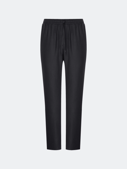 Зауженные брюки из 100% льна