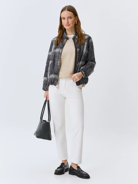 Двусторонняя куртка с принтом