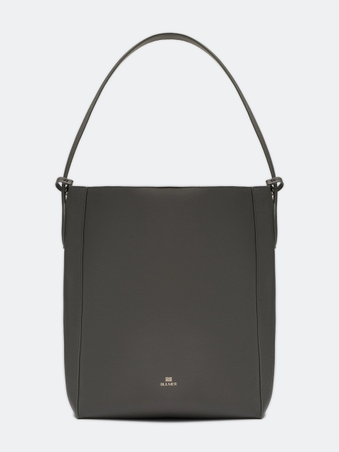 Кожаная сумка с короткой ручкой