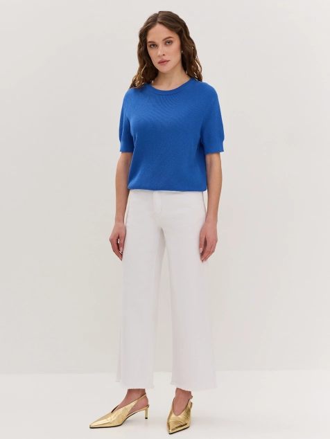 Вязаный джемпер из смесового модала