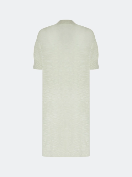 Длинный ажурный кардиган