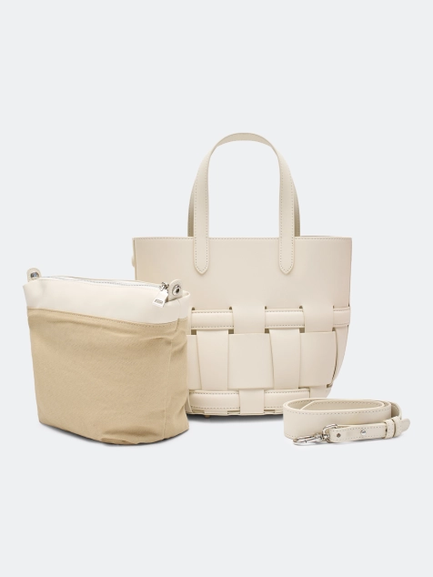 Сумка корзинка с косметичкой в комплекте