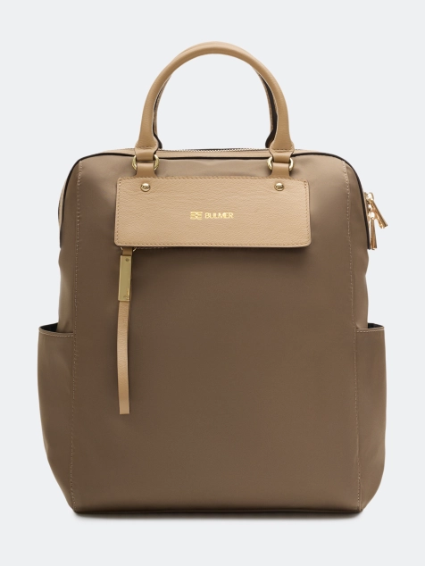 Рюкзак из текстиля с контрастными деталями