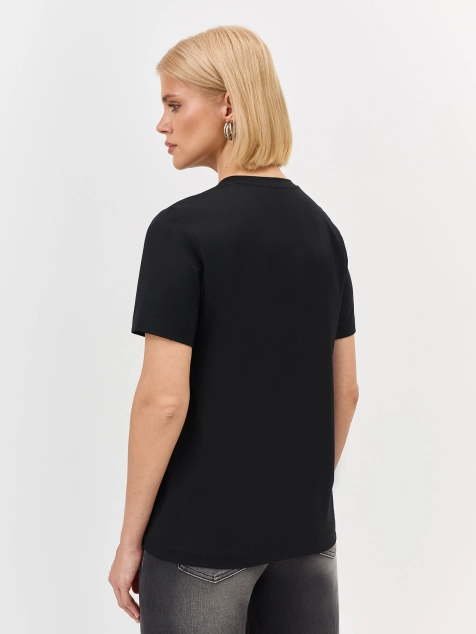 Футболка из смесового модала