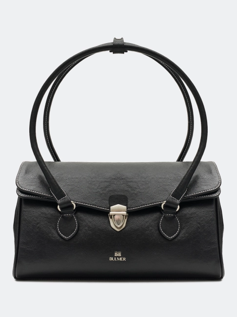 Кожаная сумка с клапаном