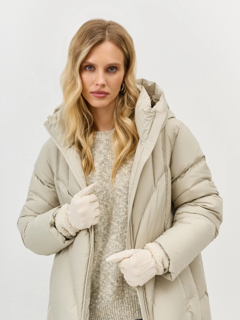 Перчатки с меховой опушкой