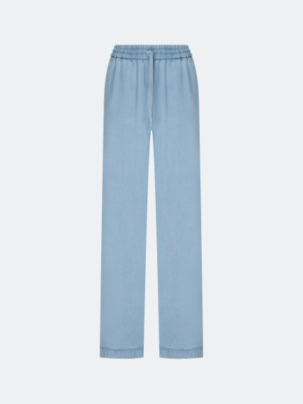 Джинсы Wide leg из 100% тенселя