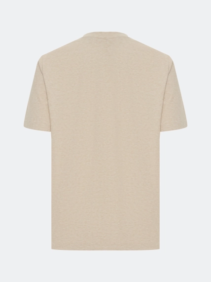 Меланжевая футболка из смесовой вискозы