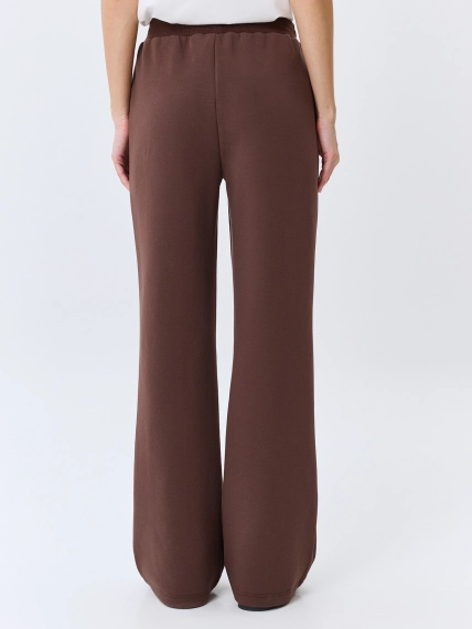 Трикотажные брюки в шоколадном оттенке