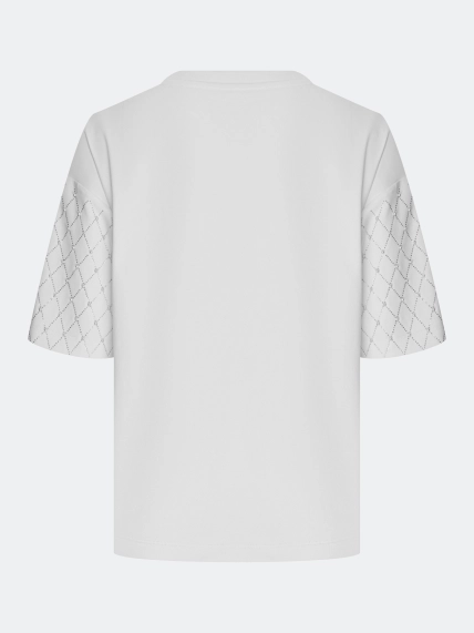 Футболка с мерцающим декором