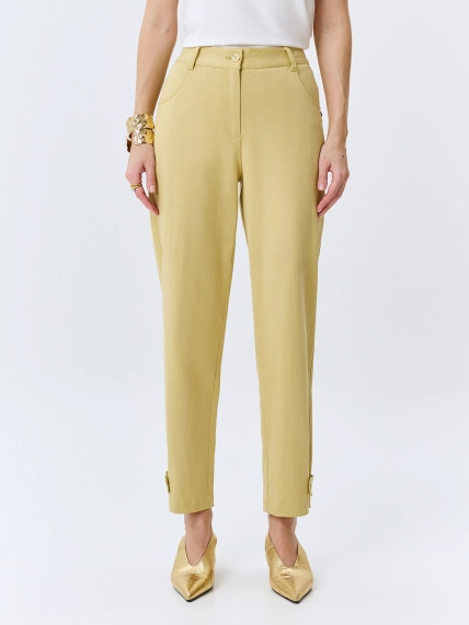 Брюки из тенселя с хлястиками