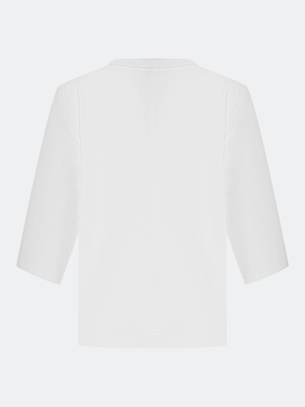 Джемпер с ажурной вышивкой