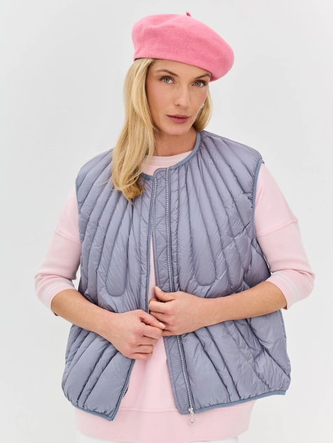 Яркий весенний берет из хлопка