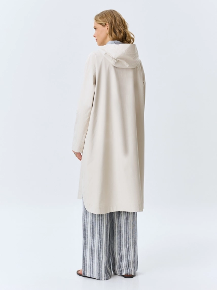 Свободный плащ с капюшоном