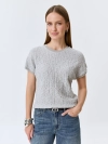 Топ из фактурного трикотажа