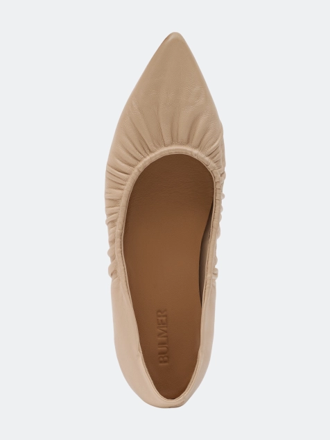 Балетки из натуральной кожи