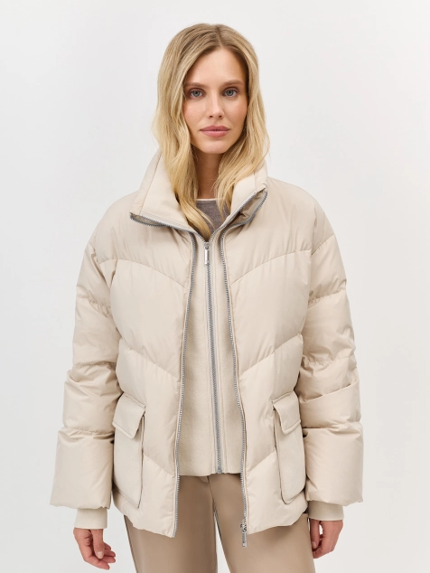 Куртка с трикотажной манишкой