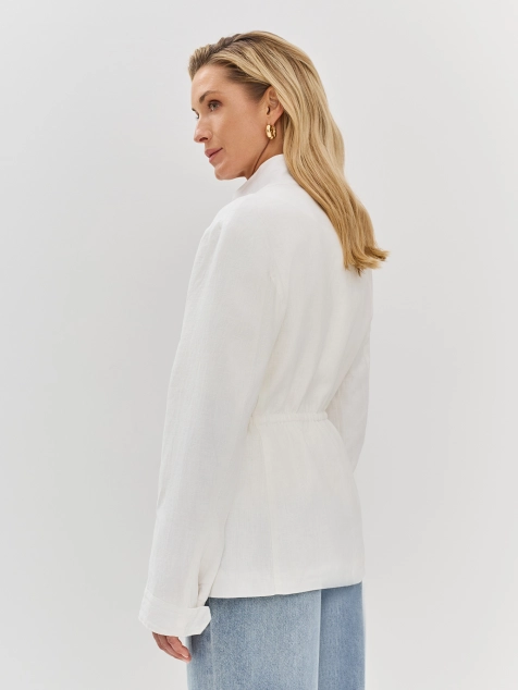 Жакет -ветровка из 100% льна