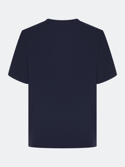 Футболка с контрастной вышивкой