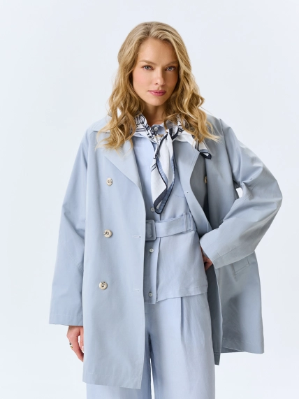 Весенний укороченный тренч