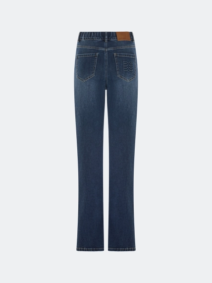 Джинсы Straight fit с лиоцеллем