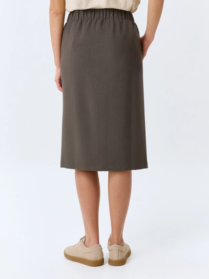 Юбка-миди на молнии