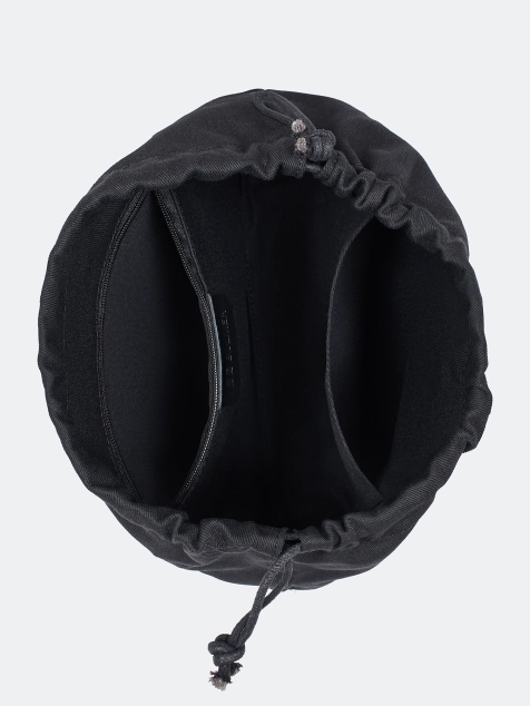 Ажурная вязаная сумка с косметичкой