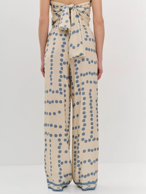 Брюки  из вискозного шелка