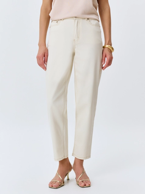 Бежевые джинсы Slim fit