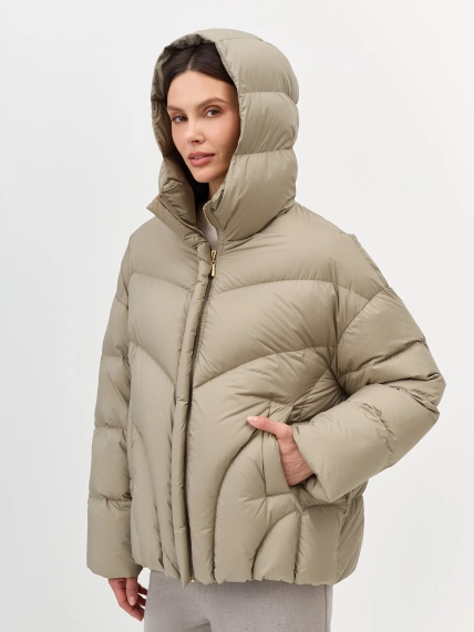 Oversize куртка на натуральном утеплителе