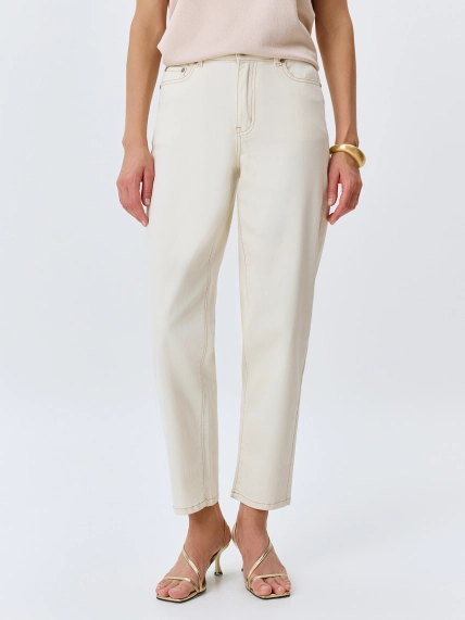 Бежевые джинсы Slim fit