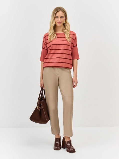 Джемпер в мерцающую полоску 