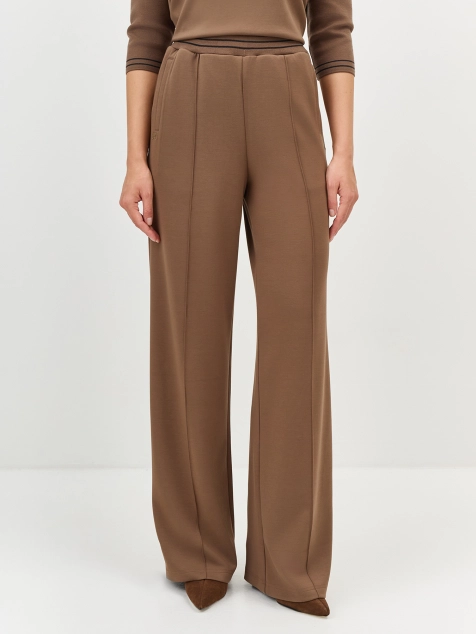 Трикотажные брюки со стрелками