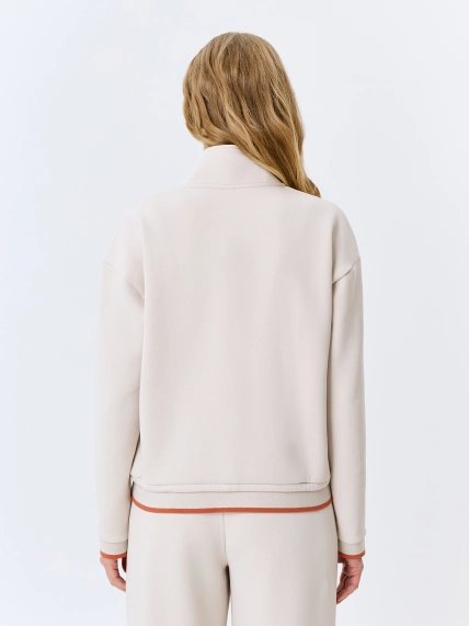 Свитшот с высоким воротником