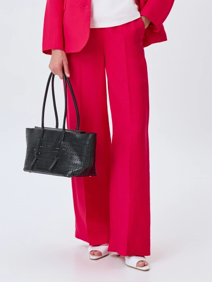 Льняные брюки с мягкими стрелками