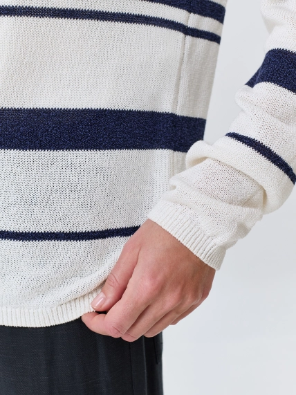 Джемпер в контрастную полоску