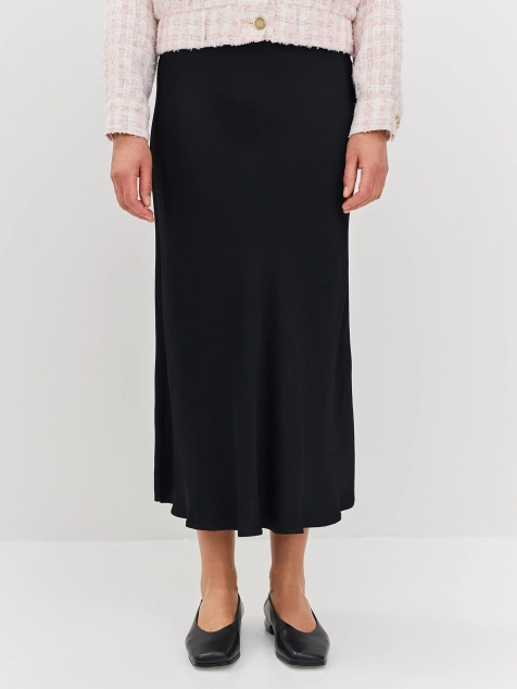 Юбка-миди из 100% вискозы