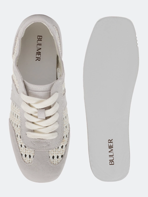 Ажурные кеды из натуральной замши