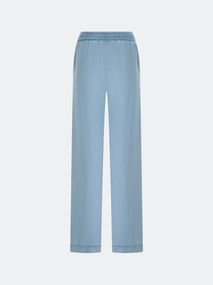 Джинсы Wide leg из 100% тенселя