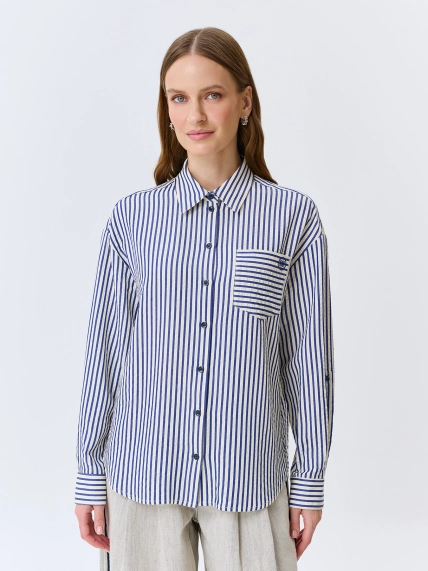 Блузка в тонкую полоску