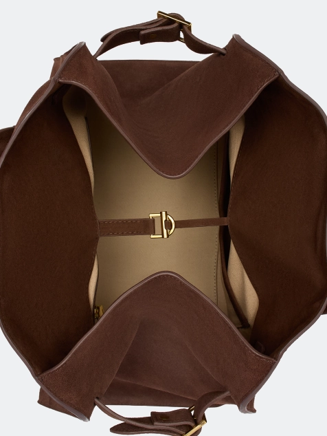 Сумка из натуральной замши