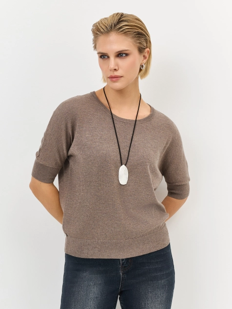 Базовый джемпер с шерстью