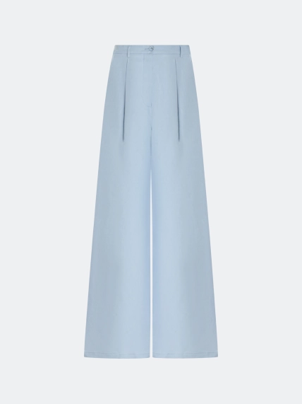 Яркие льняные брюки