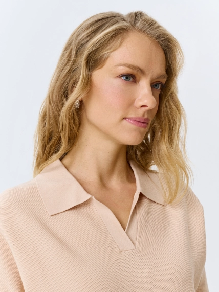 Джемпер поло из тенселя